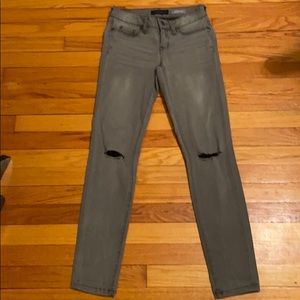 Gray Jean Jeggings